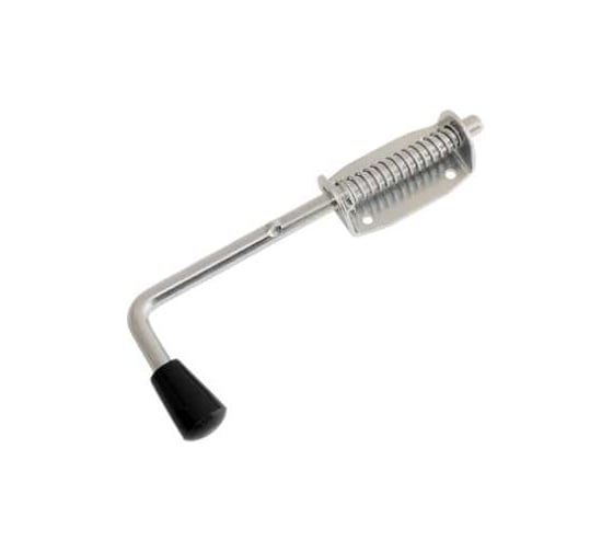 Изображение товара Засов пружинный DOMART (90) 250 мм мод.2 белый 4620031746911