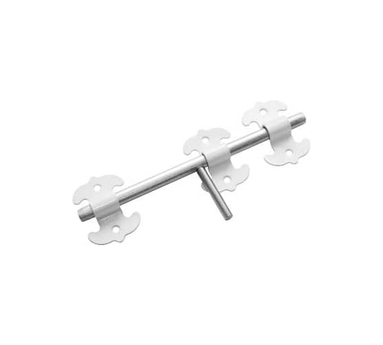 Изображение товара Засов универсальный DOMART фигурный ЗУФ-300 белый 4620007785555