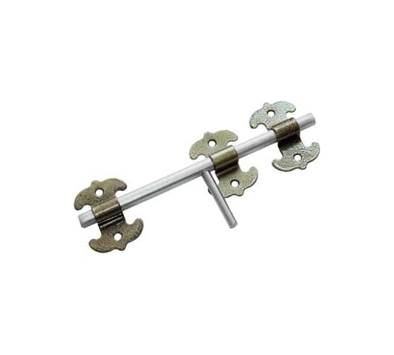 Изображение товара Засов универсальный DOMART фигурный ЗУФ-300 бронза антик 4620007785579