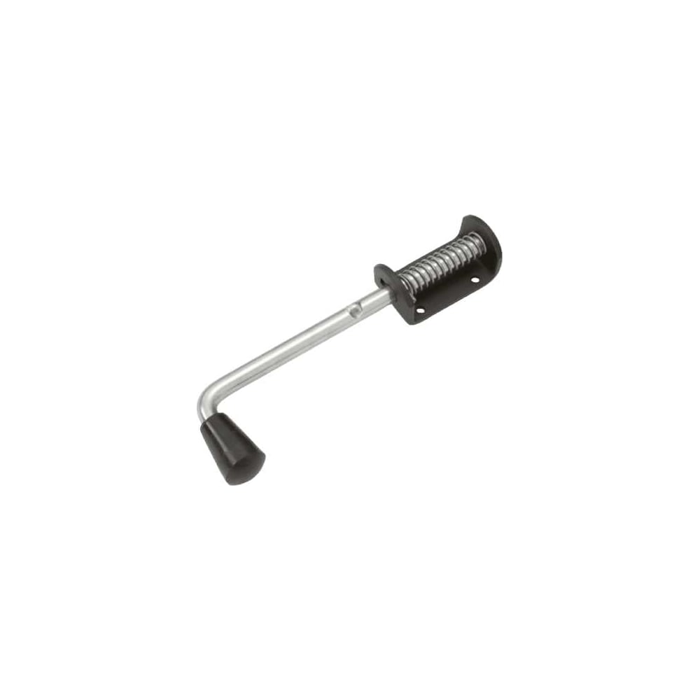 Изображение товара Засов пружинный DOMART 75 мм черный для дверей и ворот