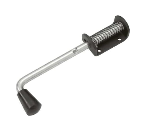 Изображение товара Засов пружинный DOMART (75) 230 мм мод.2 черный 4620031742173