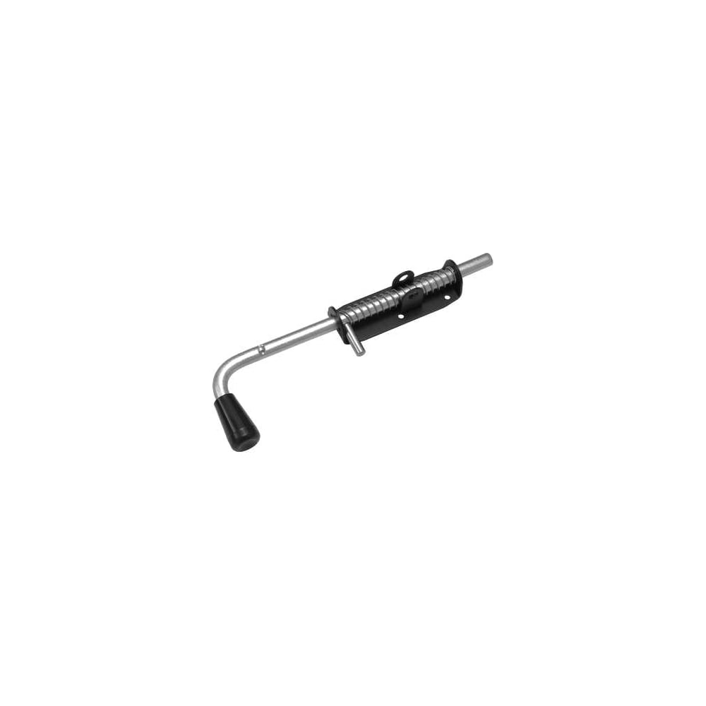 Изображение товара Засов с пружиной DOMART 300 мод.5 черный для дверей и ворот надежное запирание