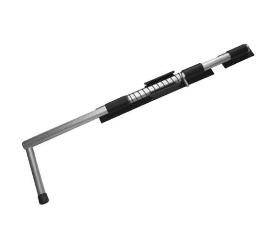 Изображение товара Засов DOMART ДОБРЫНЯ с пружиной 600 мм мод.2 черный 4660015165666