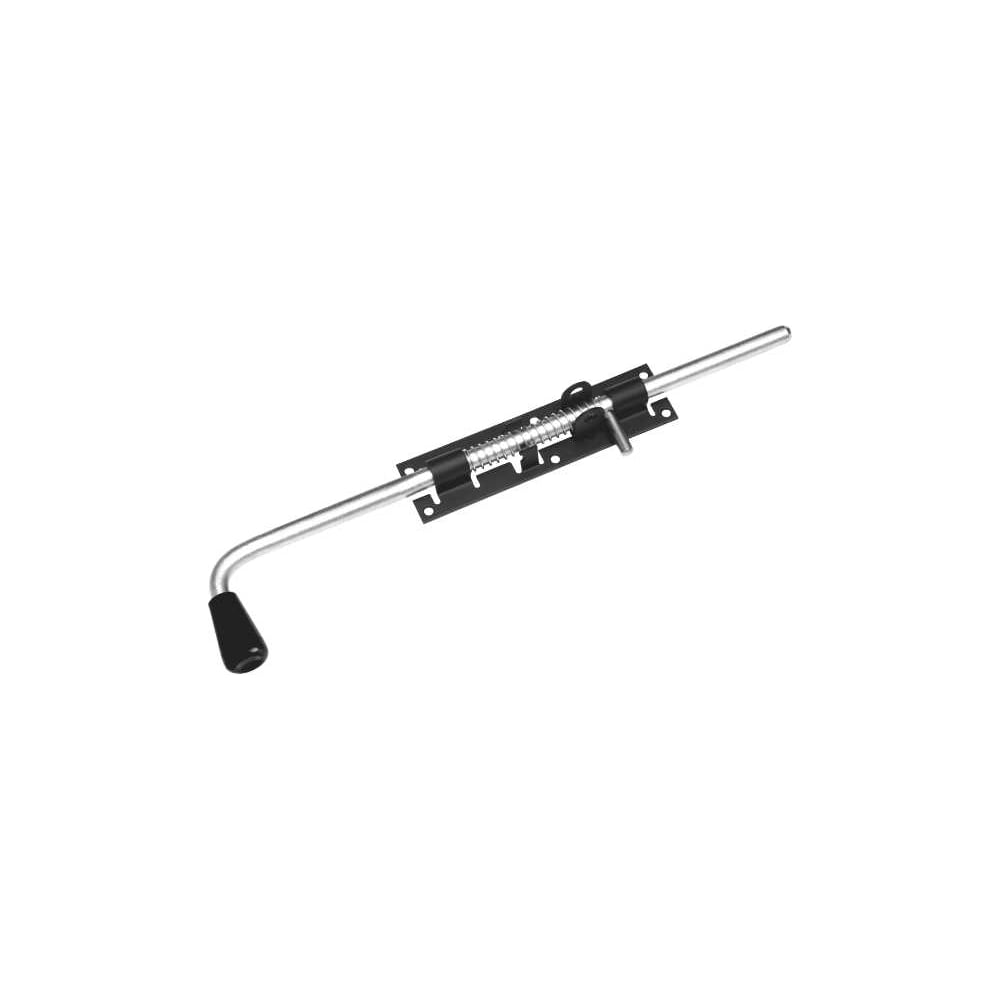 Изображение товара Засов с пружиной DOMART ЗСП-500 мод.2 с проушиной черный