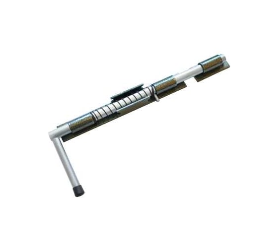 Изображение товара Засов DOMART ДОБРЫНЯ с пружиной 450 мм мод.2 бронза антик 4660015165628