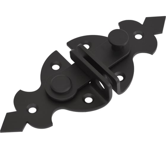 Изображение товара Щеколда дверная DOMART "Готика" (160), левая черный 4660046023423