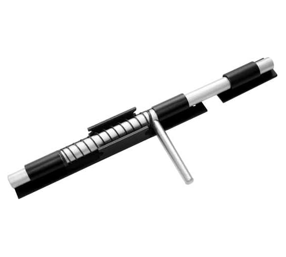 Изображение товара Засов DOMART ДОБРЫНЯ с пружиной 300 мм черный 4660046007126