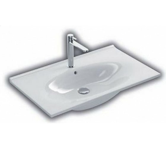 Изображение товара Раковина HATRIA LE FIABE 1 отверстие для смесителя, подвесная или накладная Y1AB01
