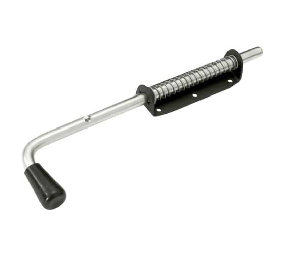 Изображение товара Засов с пружиной DOMART 400 мм мод.5 черный 4620031744979