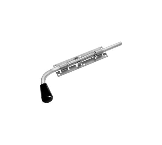 Изображение товара Засов с пружиной DOMART ЗСП-300 мод.2 серый металлик 4620007787436