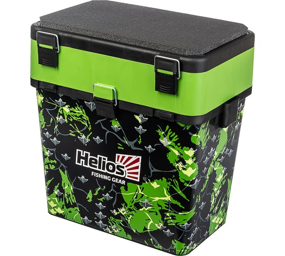 Изображение товара Helios Ящик рыболовный зимний SHARK салатовый HS-IB-19-SHG 00000314923