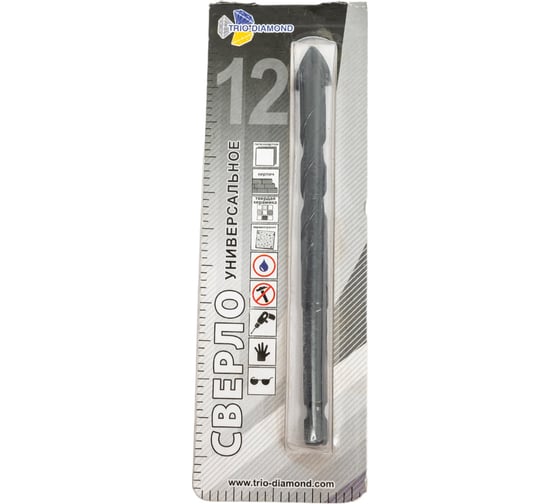 Изображение товара Сверло универсальное TRIO-DIAMOND 12 мм 430112