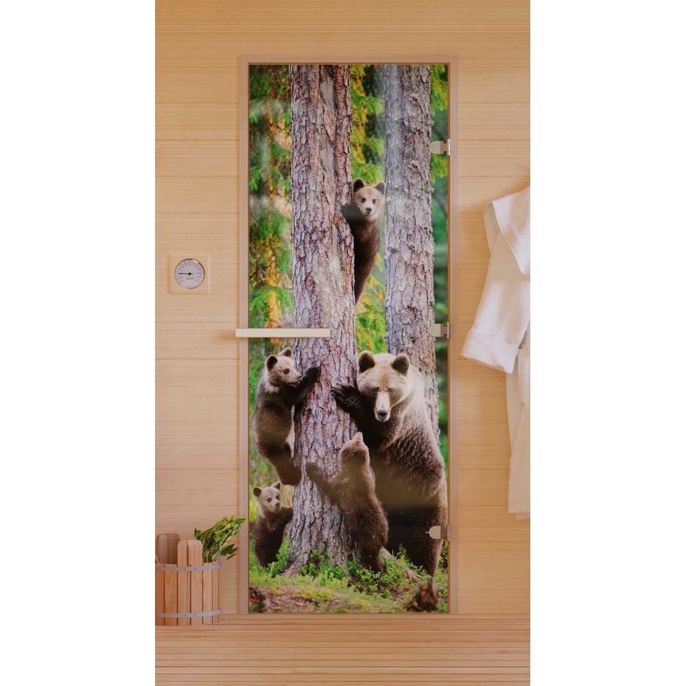 фото Дверь для бани doorwood