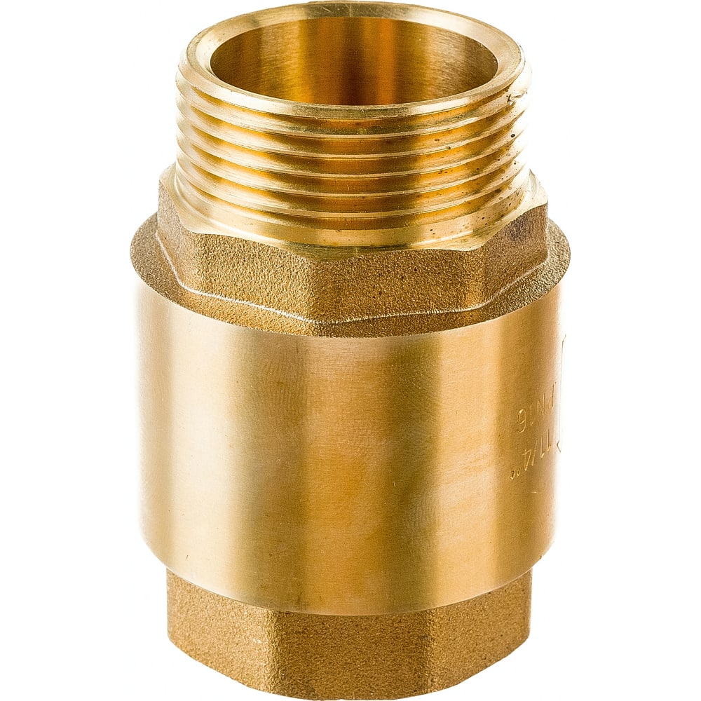 Пружинный муфтовый обратный клапан WWSYSTEM клапан для воды 3 4 20 мм латунь обратный шток пвх profactor pf cv 241p