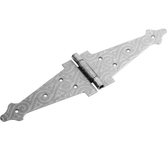 Изображение товара Петля-стрела DOMART ПС-2x200 /кованая/ черненое серебро серия Ярославль 4660046003715