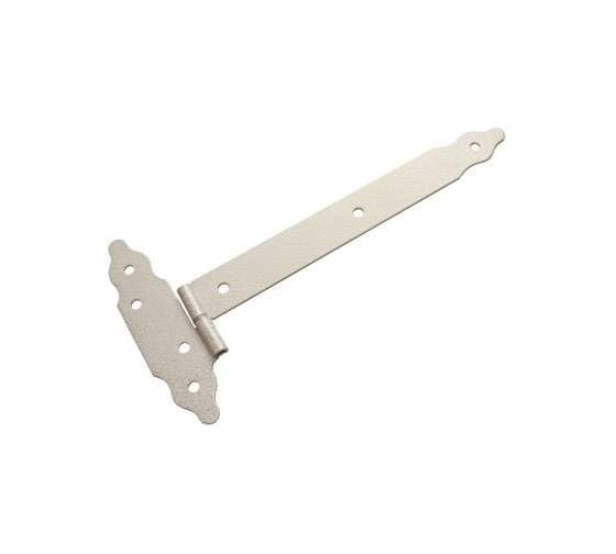 Изображение товара Петля-стрела фигурная DOMART съемная правая ПС-400 белый антик 4660015160791