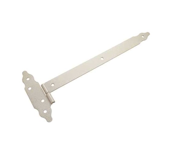 Изображение товара Петля-стрела фигурная DOMART съемная левая ПС-550 белый антик 4660015161316