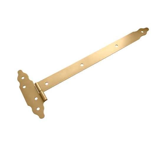 Изображение товара Петля-стрела фигурная DOMART съемная левая ПС-600 золото 4660015161613