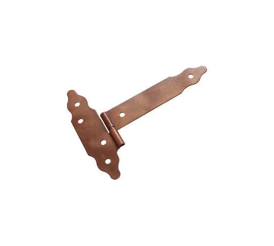 Изображение товара Петля-стрела фигурная DOMART съемная левая ПС-250 коричневый металлик 4660015160159