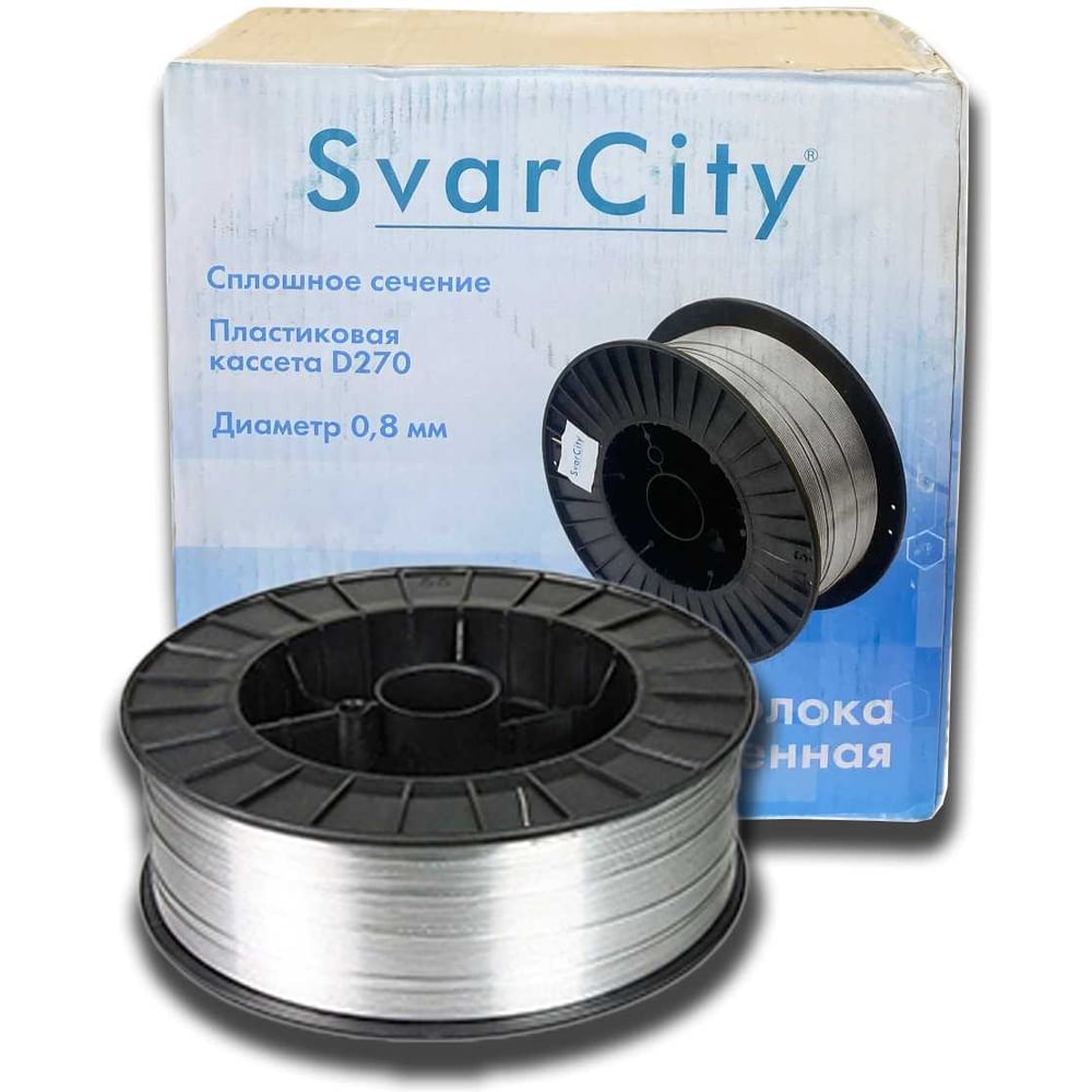 Изображение товара Сварочная проволока нержавеющая SvarCity ER-316 LSi (Св-04Х19Н11М3) 1мм, 15кг ER316LSi-1,0/15кг