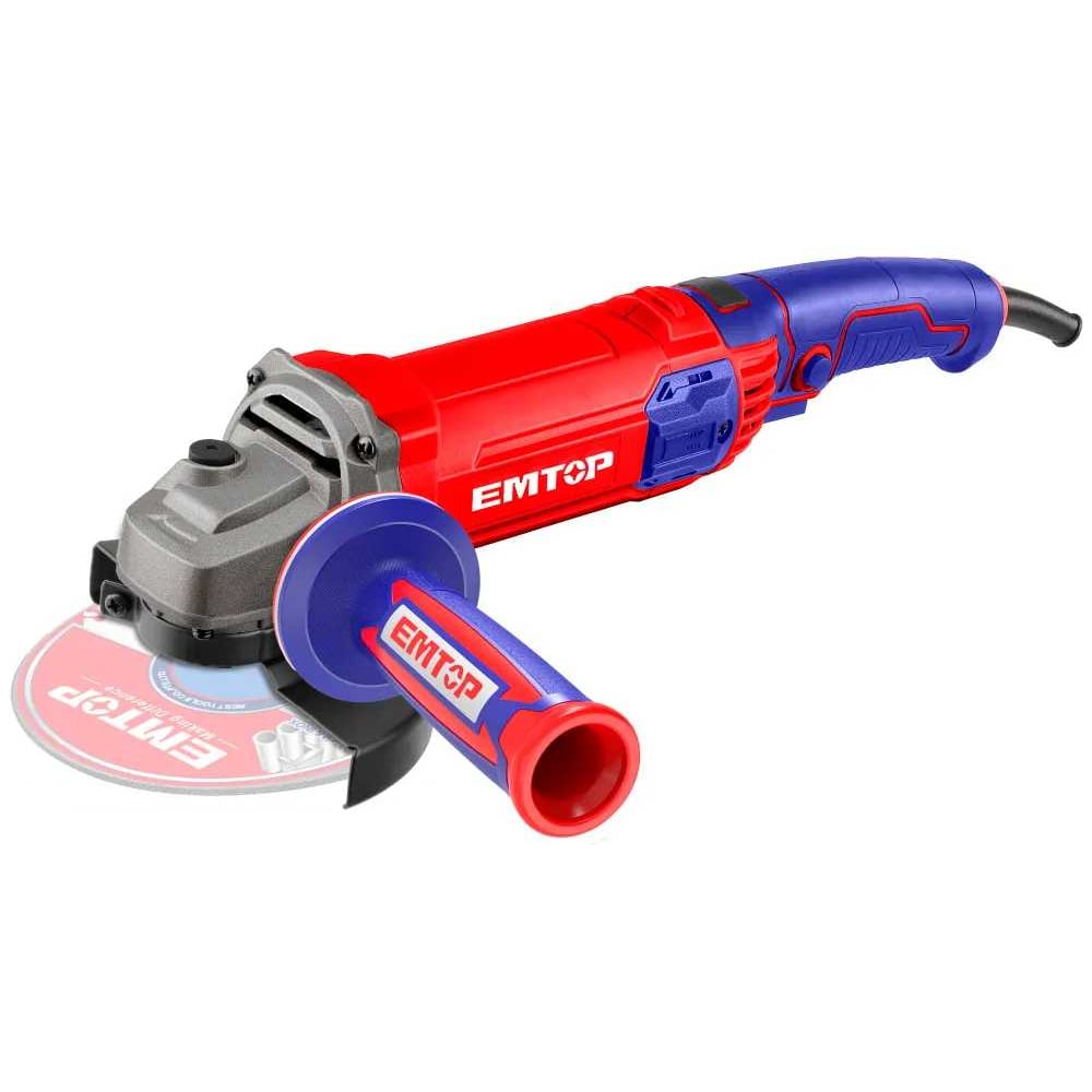 Изображение товара Профессиональная шлифовальная угловая машина проводная emtop EAGR09683 115 мм 960 Вт