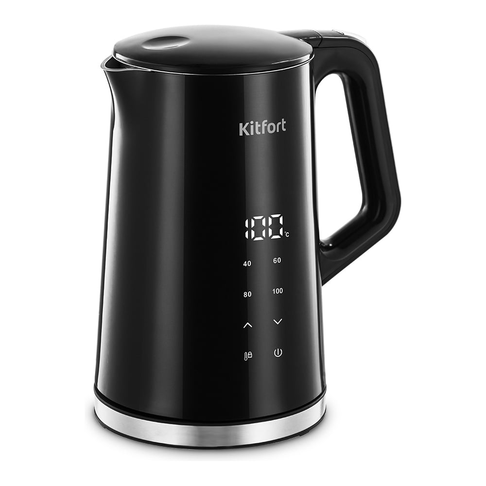 Изображение товара Чайник Kitfort КТ-6703 сенсорный с дисплеем и регулировкой температуры 1.7л