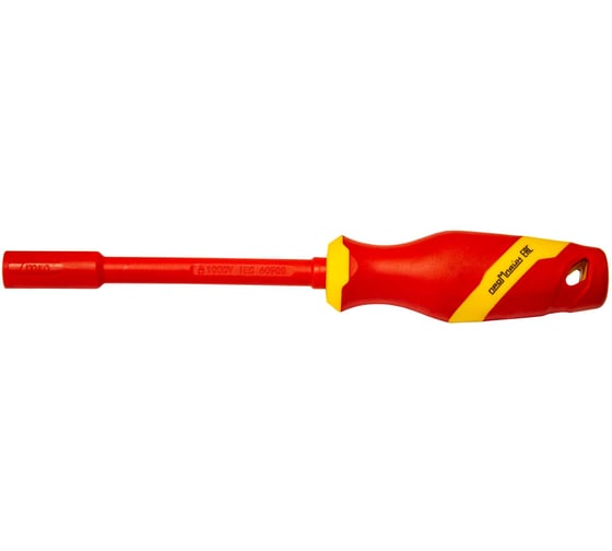 Изображение товара Диэлектрическая отвёртка-ключ Промлайн торцевая, 7мм, Cr-v до 1000В ПЛ02206057_z025
