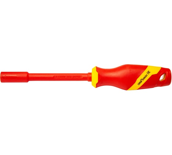 Изображение товара Диэлектрическая отвёртка-ключ Промлайн торцевая, 8мм, Cr-v до 1000В ПЛ02206068_z025