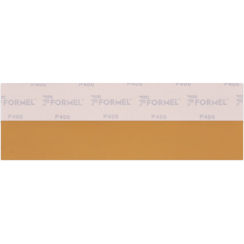 Изображение товара Шлифовальные полосы FORMEL 70х420 мм P400, 50 шт, липучка, без отверстий
