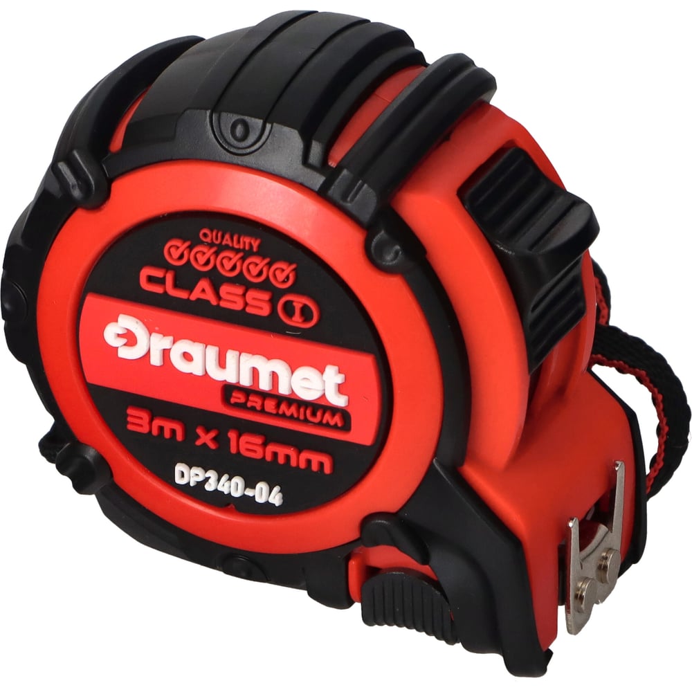 Изображение товара Рулетка DRAUMET PREMIUM 3 м х 16 мм DP340-04 с магнитным зацепом