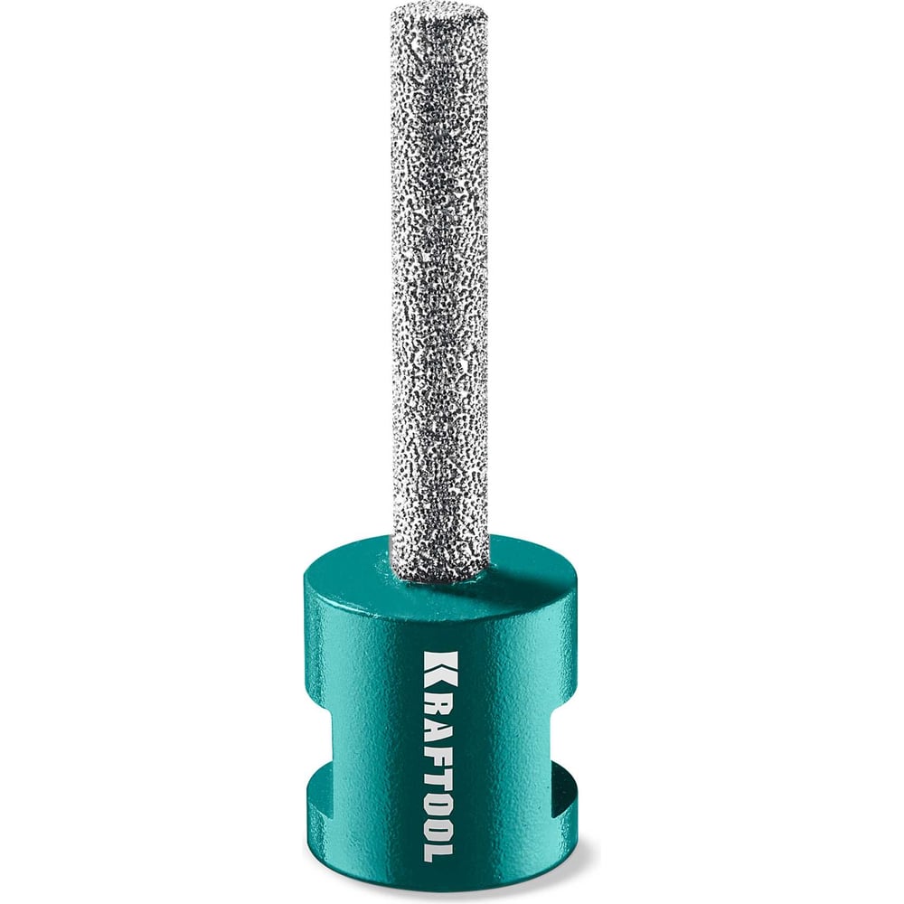 Изображение товара Вакуумная алмазная фреза пальчиковая Kraftool VS DIAMOND d 8 мм М14 для керамогранита и мрамора
