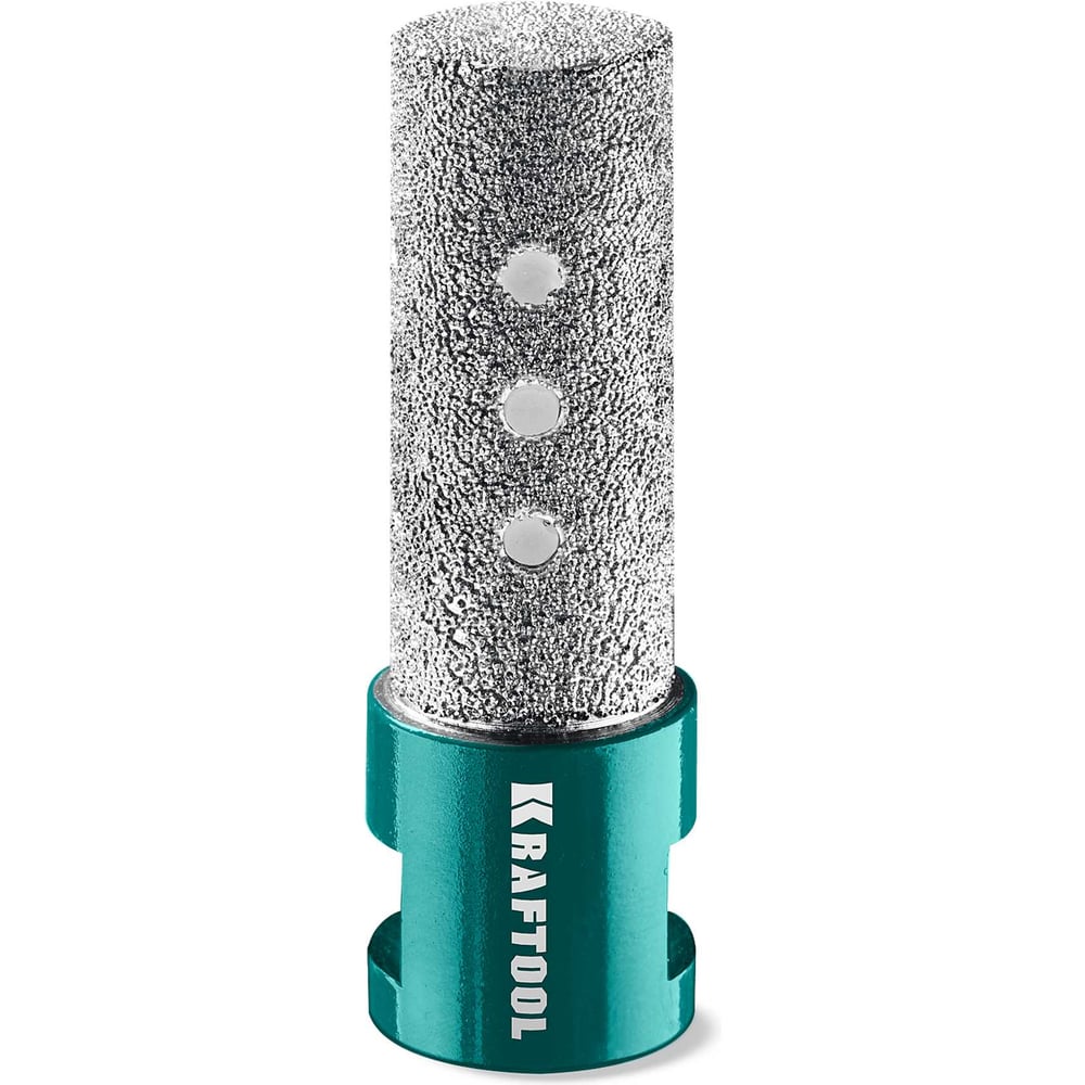 Изображение товара Вакуумная алмазная фреза пальчиковая Kraftool VS DIAMOND d 20 мм (М14; 50 мм) 29810-20