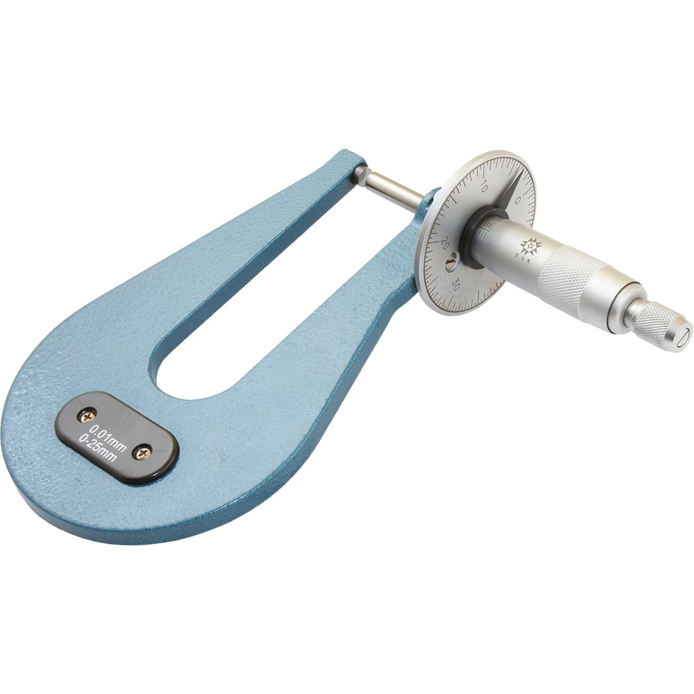 Изображение товара Микрометр листовой TLX МЛ-25 0-25 мм 0,01 Тип А профессиональный