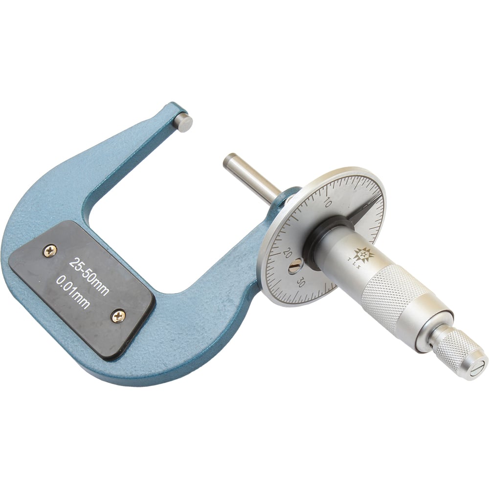 Изображение товара Микрометр листовой TLX МЛ-50 25-50 мм 0,01 тип А профессиональный