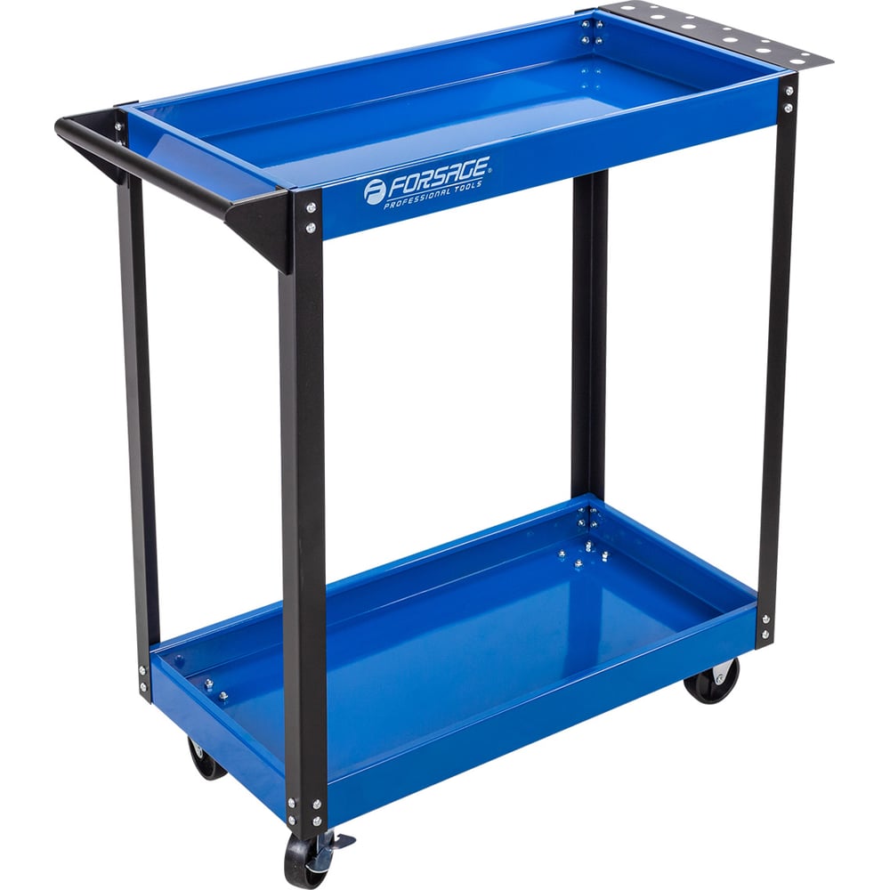 Изображение товара Тележка для перевозки агрегатов Forsage г/п 100кг F-1141343C с полками