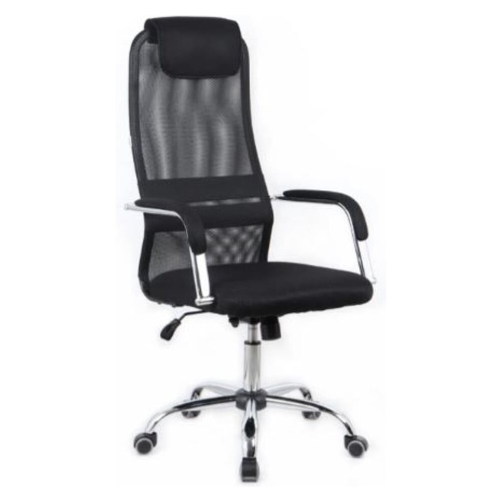 Изображение товара Офисное поворотное кресло KSG Kingstyle SHP-4 Optic Chrome черное