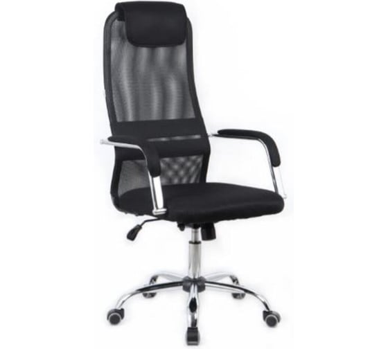 Изображение товара Офисное поворотное кресло KSG Kingstyle SHP-4 Optic Chrome (черный) НФ-00000948