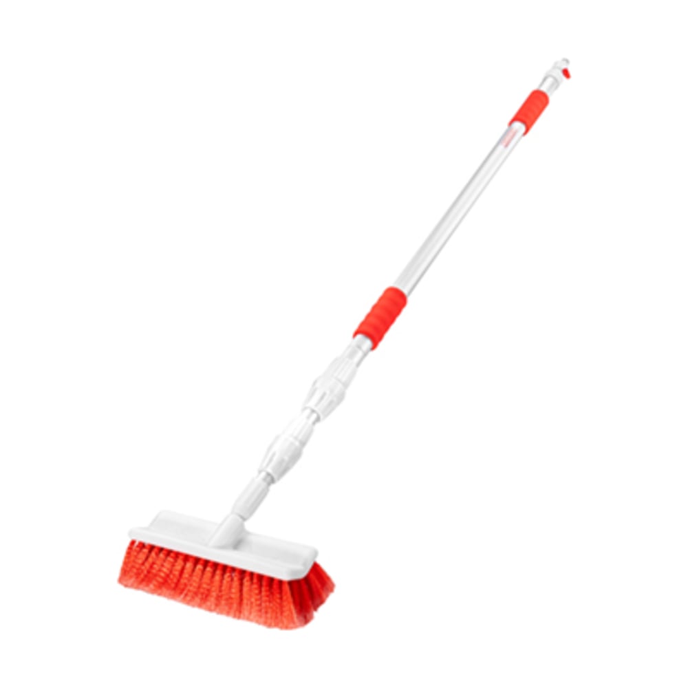 Изображение товара Щетка для мытья телескопическая SKYWAY 138-308см  (24*8 см) штуцер под шланг S02709011