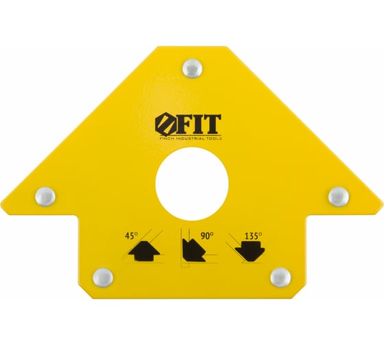 Изображение товара Угольник для сварки магнитный Стрелка усилие до 23 кг FIT 81802