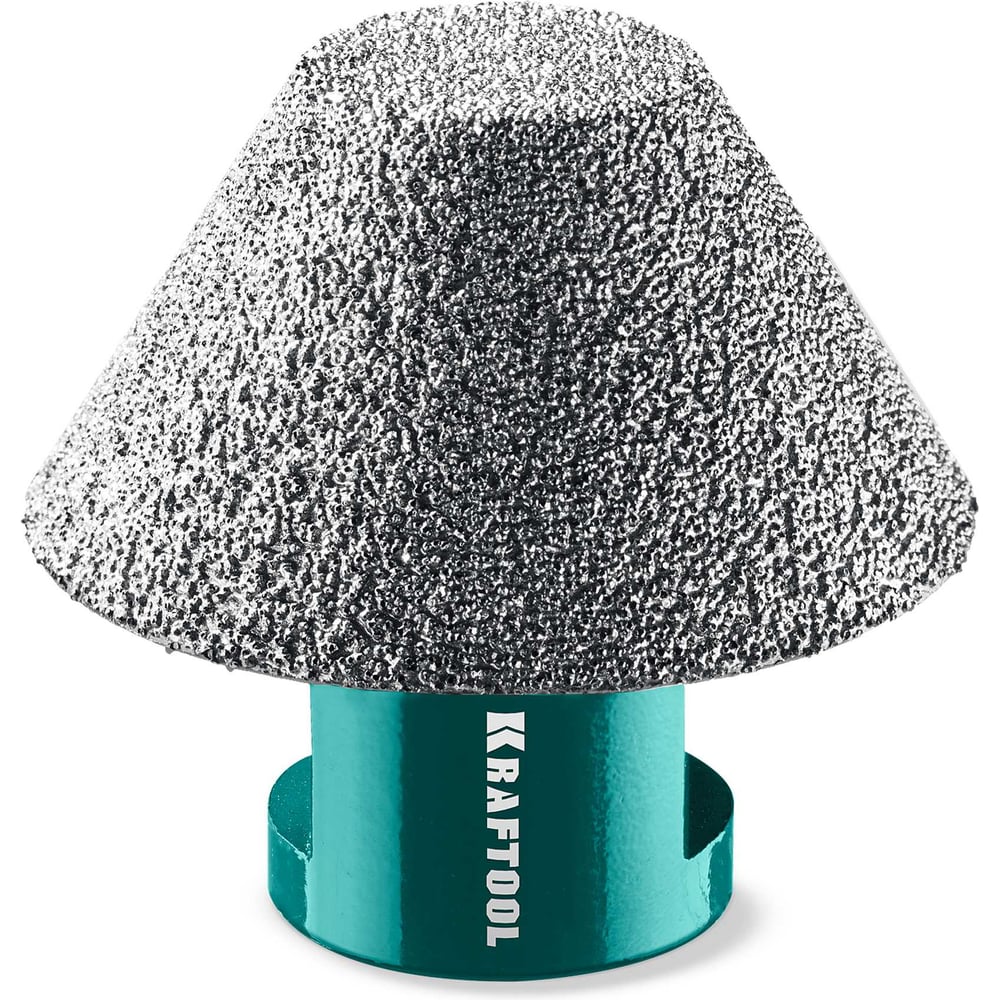 Изображение товара Вакуумная алмазная фреза конусная Kraftool VS DIAMOND 20-48 мм М14 для УШМ