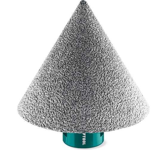 Изображение товара Вакуумная алмазная фреза конусная Kraftool VS DIAMOND d 3-75 мм, М14 29812-03-75