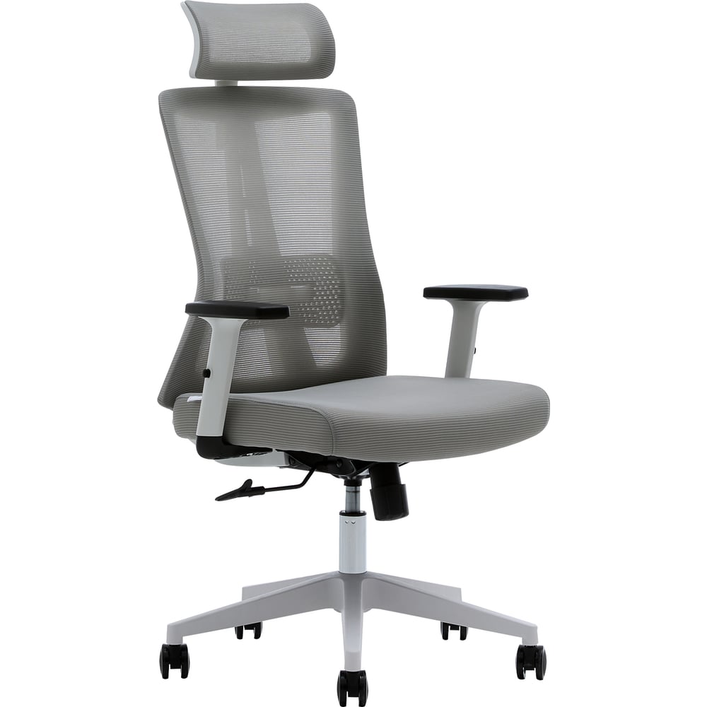 Изображение товара Кресло компьютерное EVOLUTION ErgoLine 3 Grey современное с регулируемыми подлокотниками