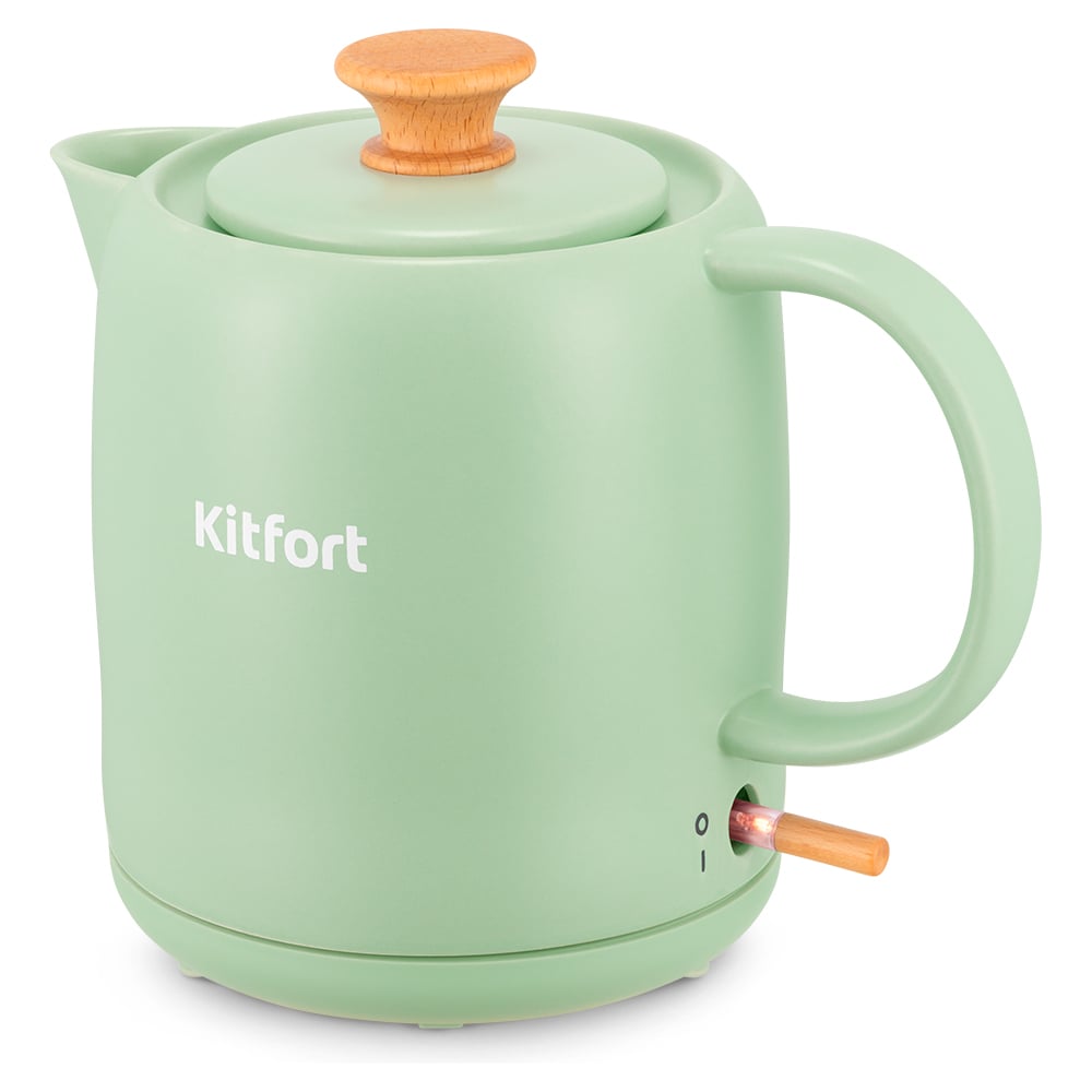 Изображение товара Электрический чайник KITFORT КТ-8746, керамический, объем 1 л, мощность 1200 Вт