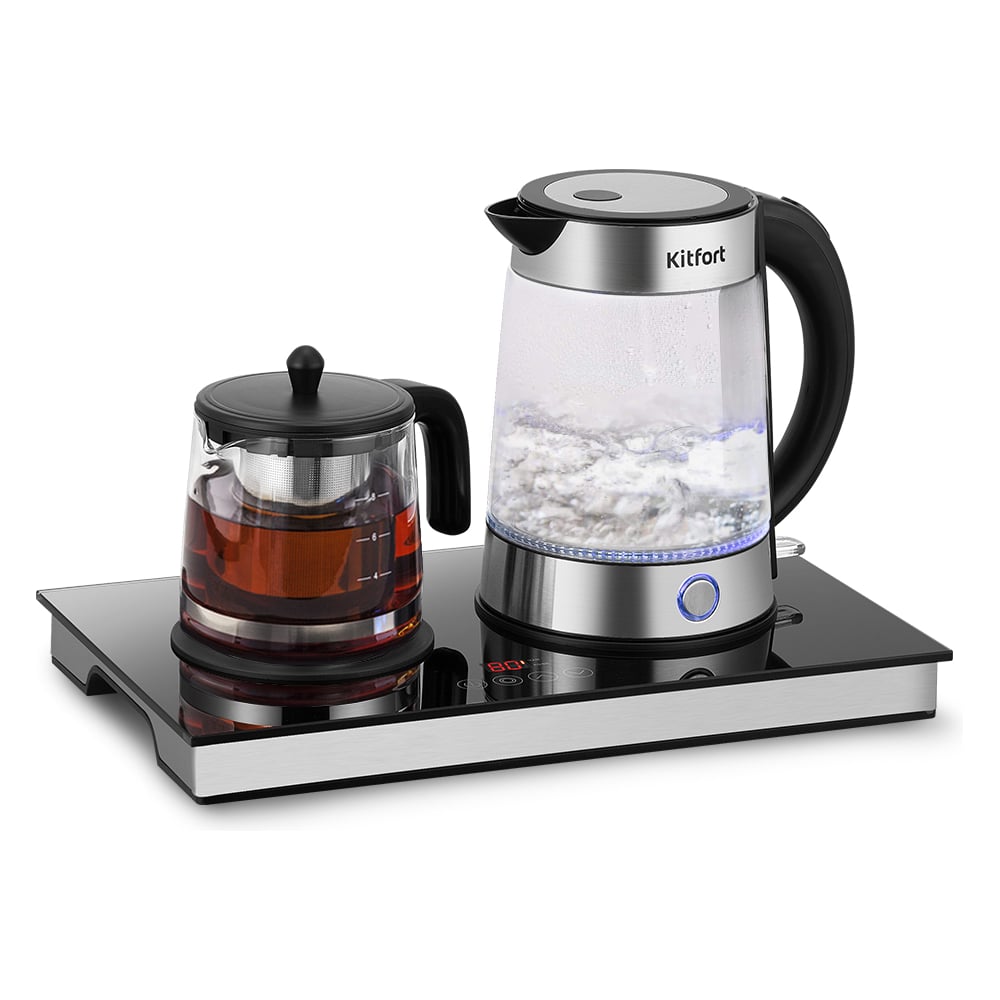 Изображение товара Чайный набор KITFORT КТ-6744 с регулировкой температуры и дисплеем