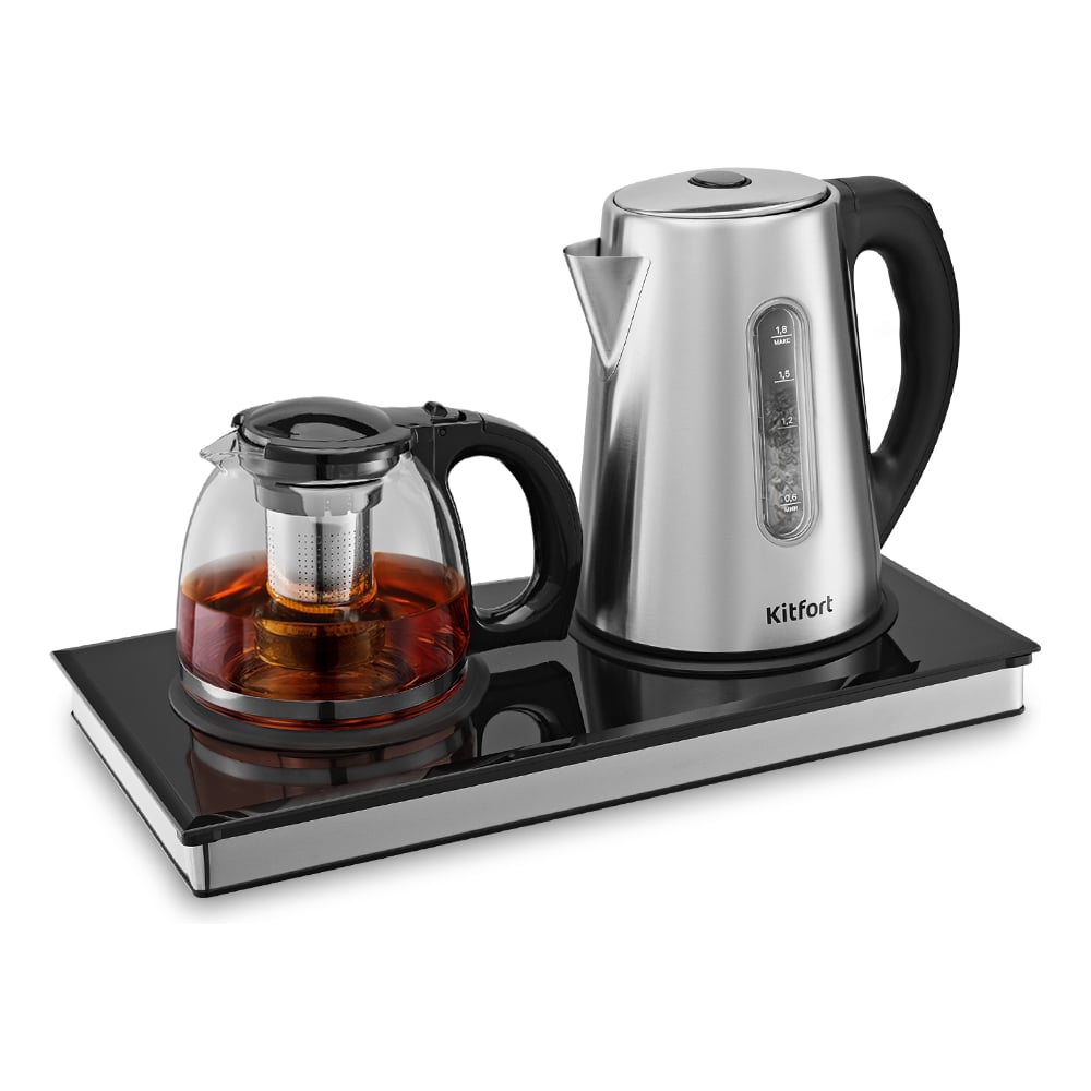 Изображение товара Чайный набор KITFORT КТ-6777 с сенсорным управлением и дисплеем 2200 Вт
