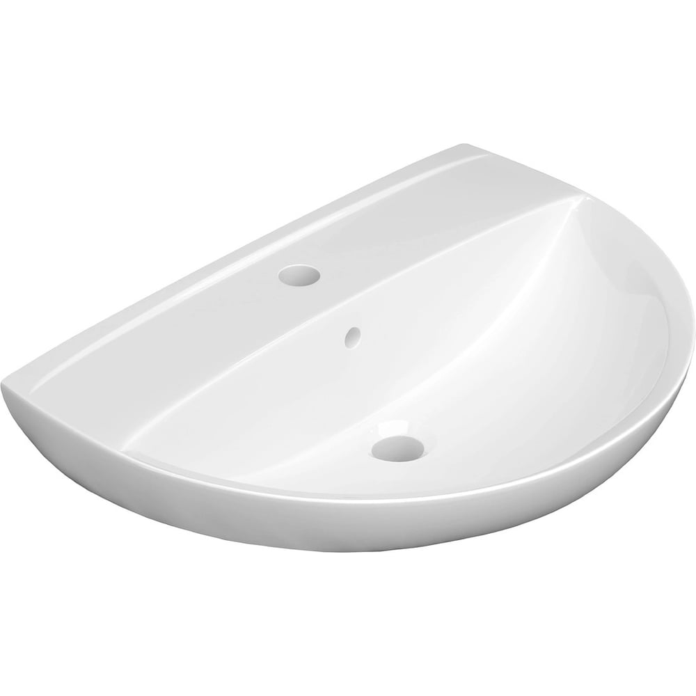 Изображение товара Раковина KERAMIN СИМПЛ 55 белый глянец CDB00023550 4810531137634