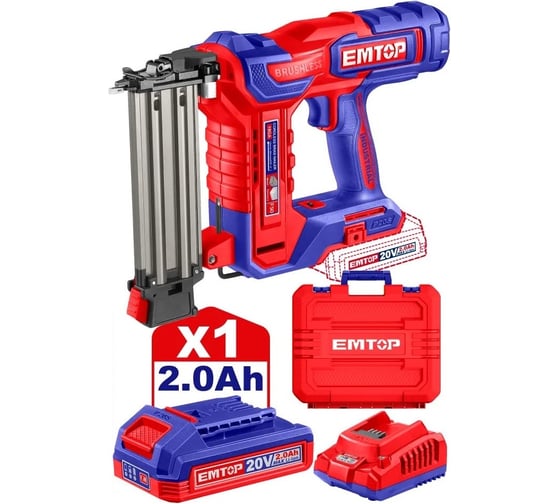 Изображение товара Гвоздезабивной пистолет аккумуляторный EMTOP ELBNLI5008