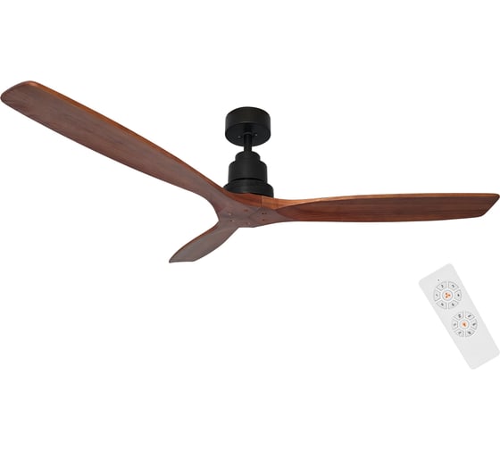Изображение товара Потолочный вентилятор DREAMFAN Lantau Black Wood DC 132 33501DC