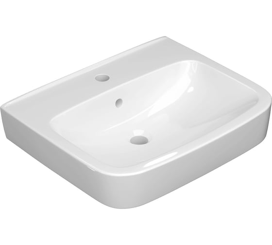 Изображение товара Раковина KERAMIN СКВЭА 55 белый глянец CDB00024894 4810531139867