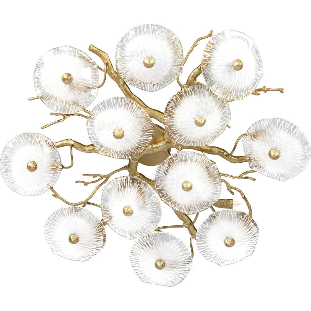 Изображение товара Потолочная люстра LOFT IT Bloom 10352/800C AB арт-деко 12 LED 80 см античная бронза